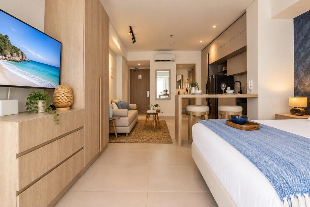 Suite romántica con terraza lounge y vista panorámica CB834 - 4