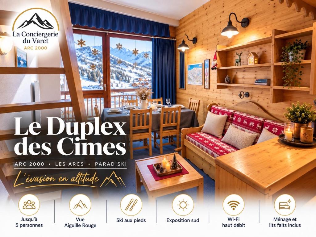 Duplex des Cimes - Ménage et lits faits inclus - Ski IN-OUT - Arc 2000 - La conciergerie du Varet - 1