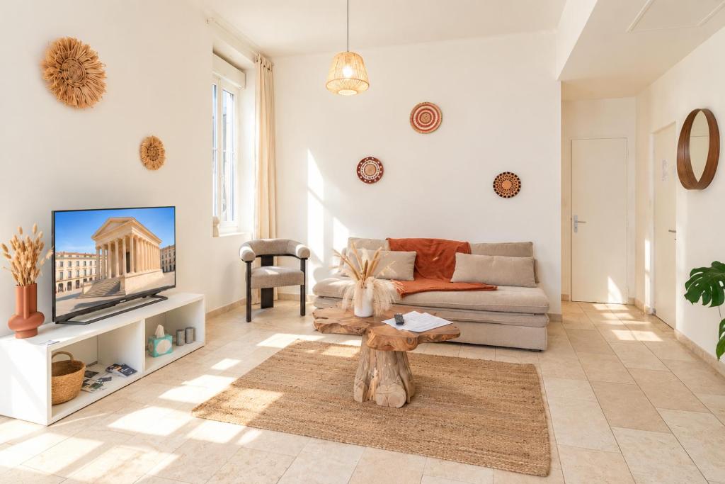 La Nîmoise T2 avec climatisation et Netflix Nîmes centre - 1