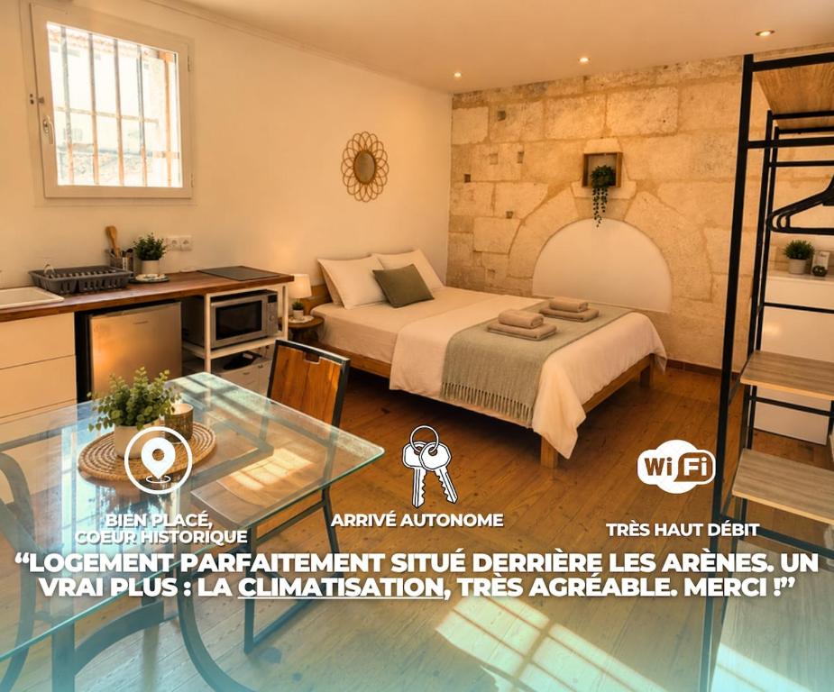Cozy & Authentic Studio - Nîmes Écusson - 1