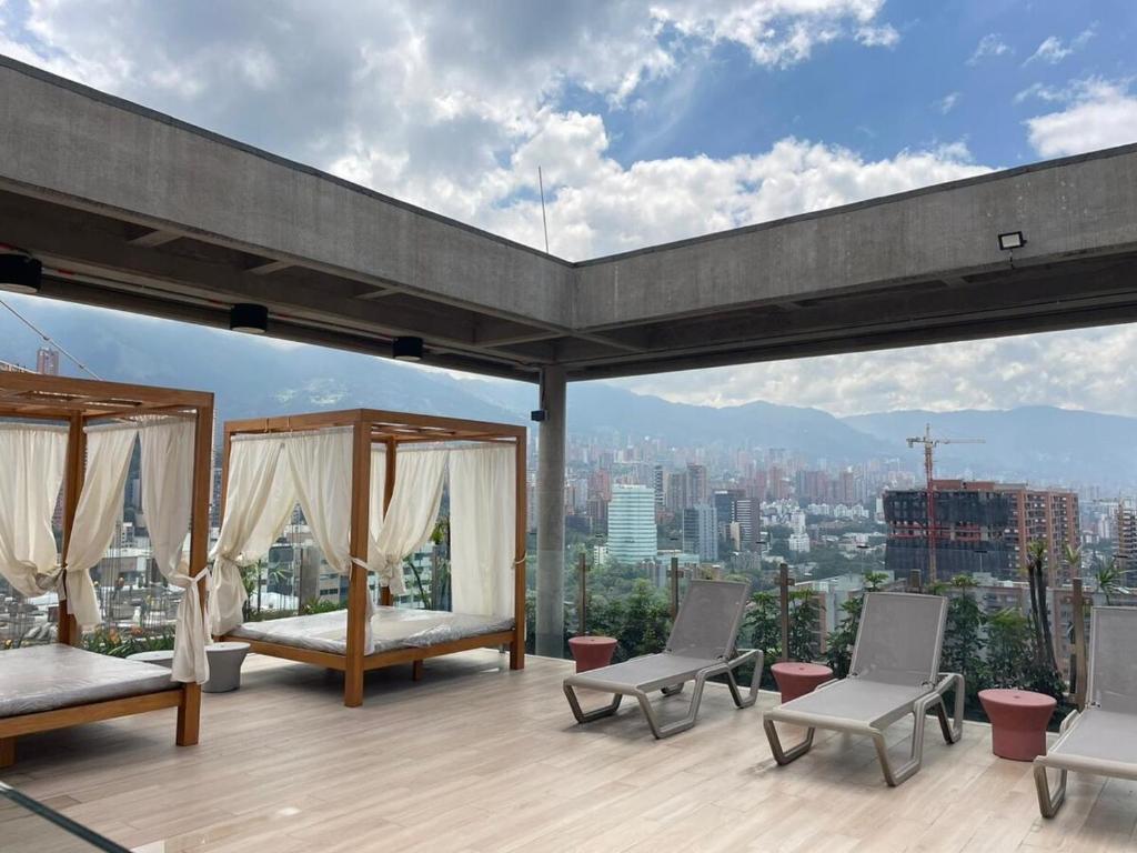 Modern Studio in Ciudad del Rio, Pool, AC, Balcony - 4