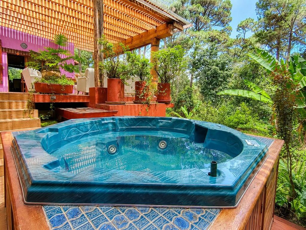 Forest Retreat Room w Hot Tub & Fireplace - 3
