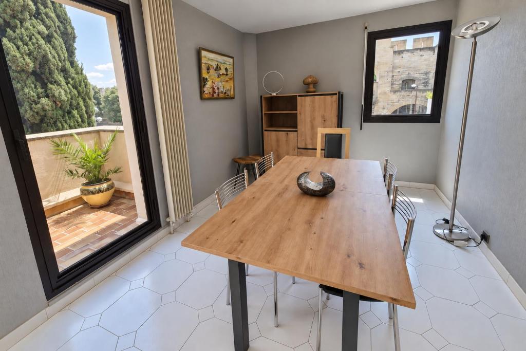CLIM - 1 ch 1 sdb - Terrasse & Parking privé - 4