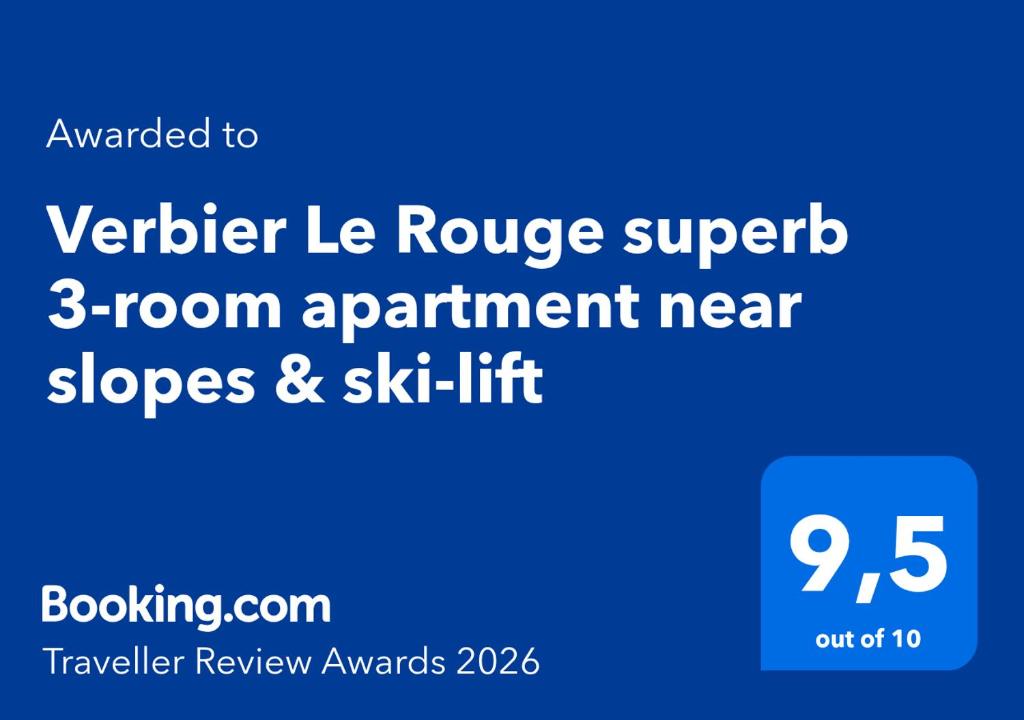 Verbier Le Rouge superb 3-room apartment near slopes & ski-lift - 2