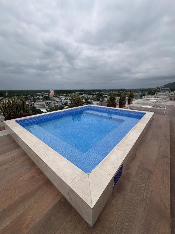 Apartment with city view and pool - 1