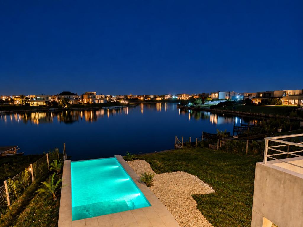 Luxury Lakefront House Infinity Pool - 4