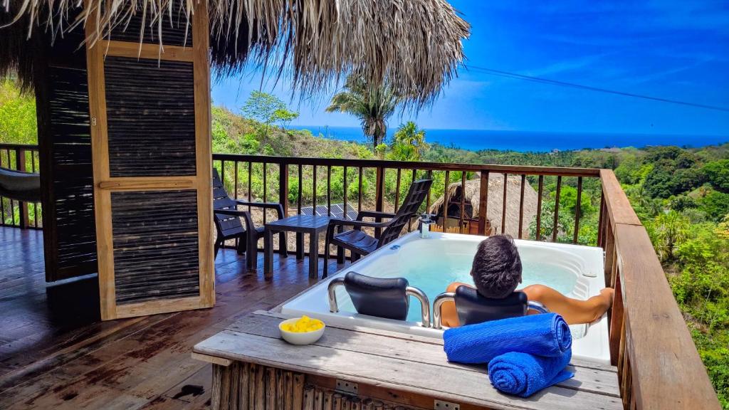 Cabaña Cielva Tayrona Guacamaya Vista al Mar y Jacuzzi Privado - 4