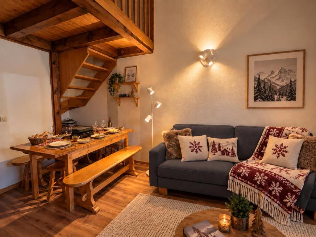 Duplex spacieux pour 4 personnes skis aux pieds - 1