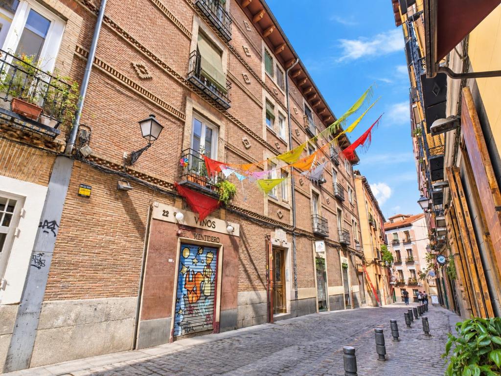 Lujo en Madrid Centro Plaza Mayor Wifi AC Exterior 4pax calle Almendro - 2
