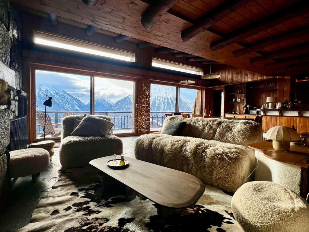Chalet exceptionnel vue panoramique - 10 pers. - FR-1-296-554 - 1