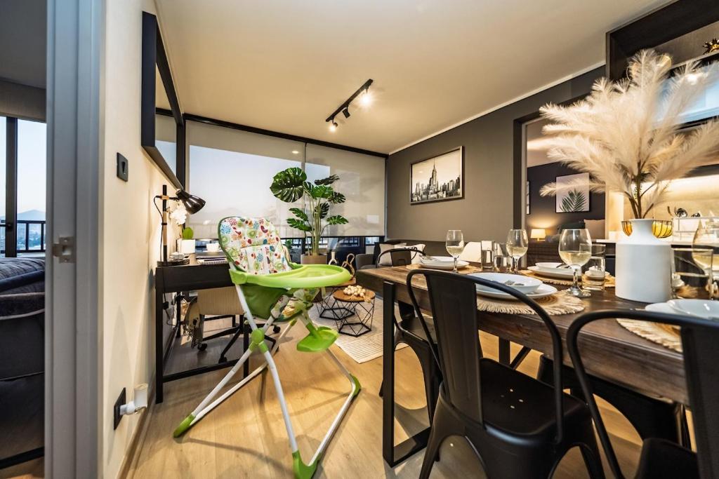 Ñuñoa 2 bedroom for 6 Parking Air Conditioning - 5