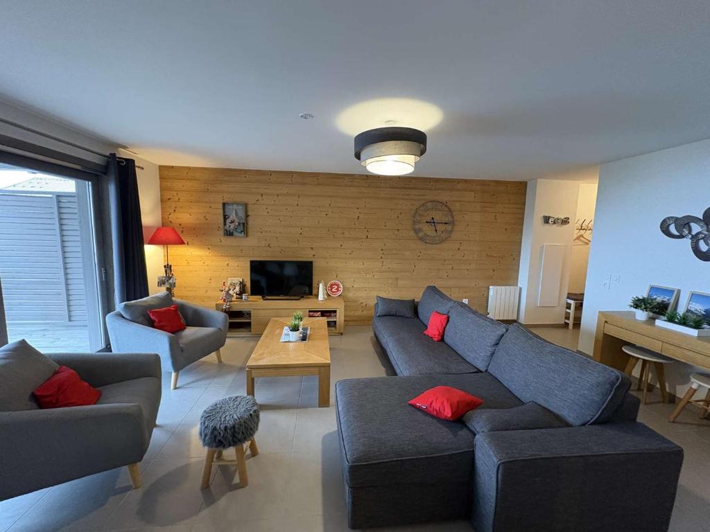 Appartement balcon sud, vue montagnes - 6 pers. - 1