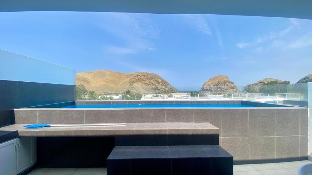 Amplio departamento vista al mar con piscina privada en Asia Ideal para grupos y familias - 3