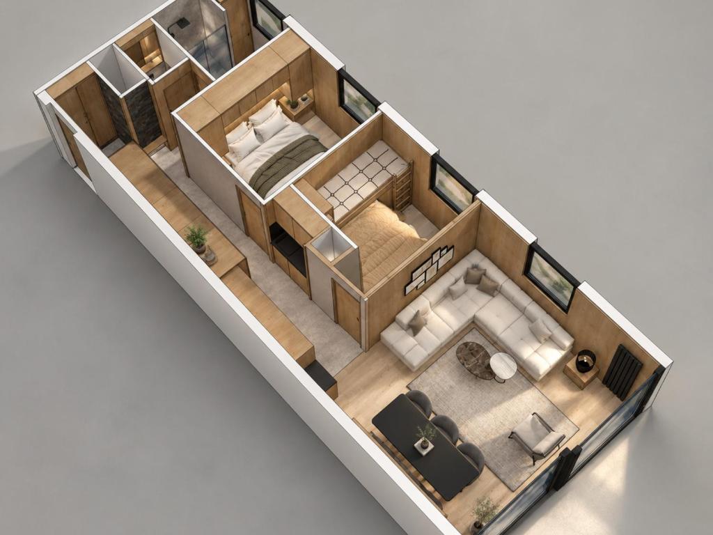 Appartement au centre, près des pistes, avec WIFI, jusqu'à 6 personnes - 5