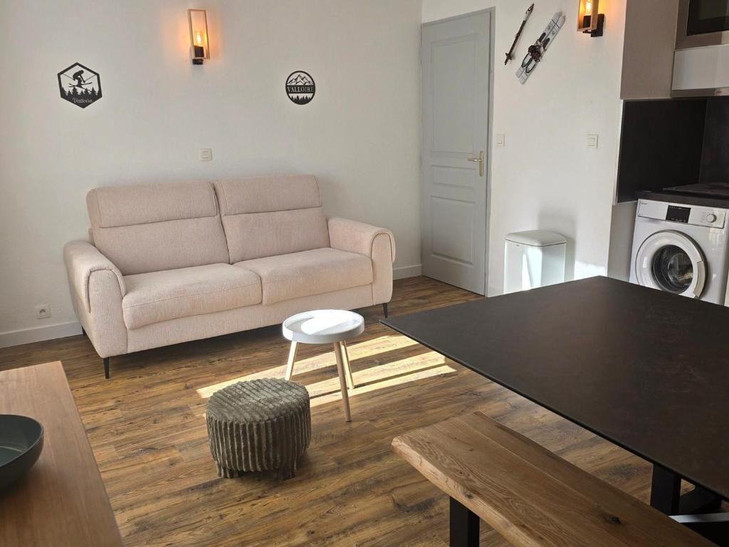 3 pièces 6 pers, 2 chambres, balcon sud - 4