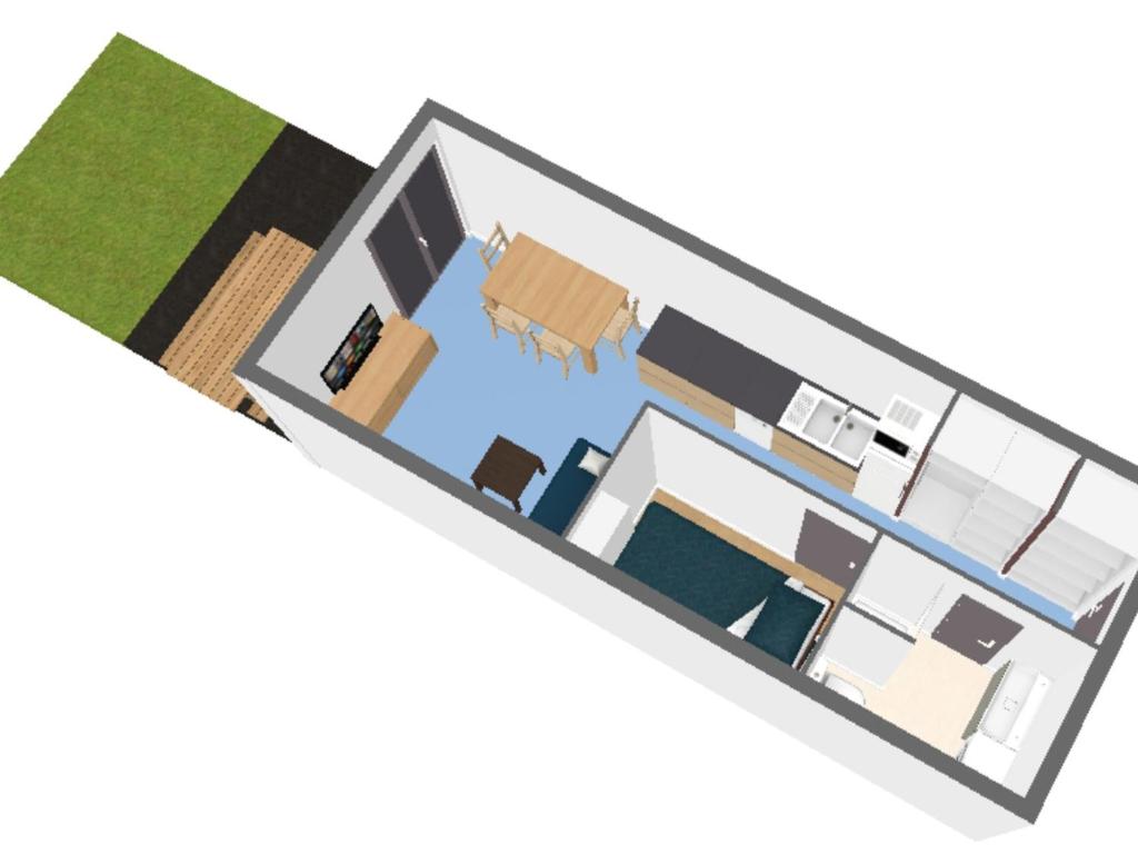 Studio cabine cosy vue sur pistes - 4 pers. - 2