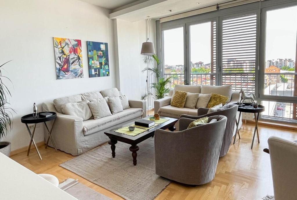 Dorcol Sky view Belgrade 2Bed Balcony Parking - 3