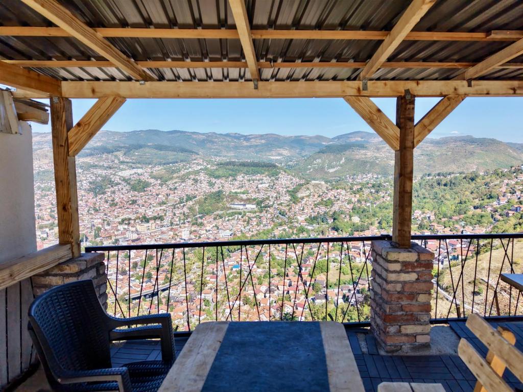 Sarajevo inside pool with view villa - 4