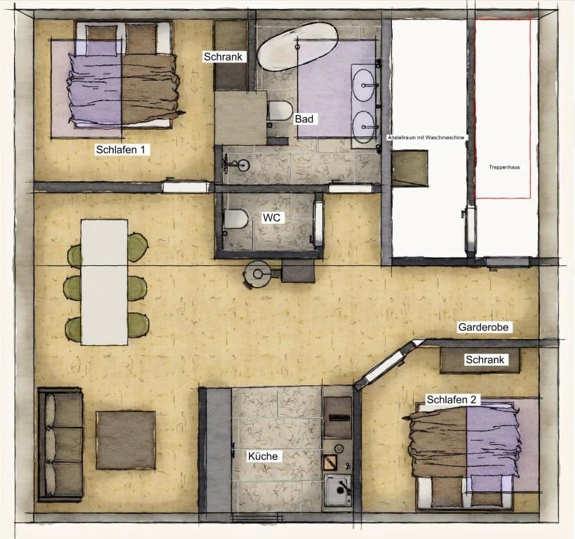Ferienwohnung Burgbergblick - 1