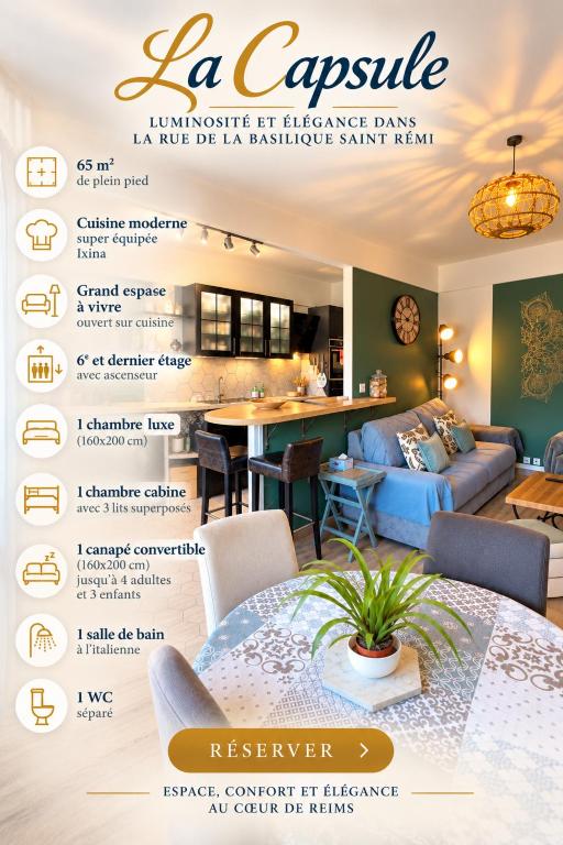 BedinReims la capsule cocon luxueux au cœur de Reims avec free Park - 1
