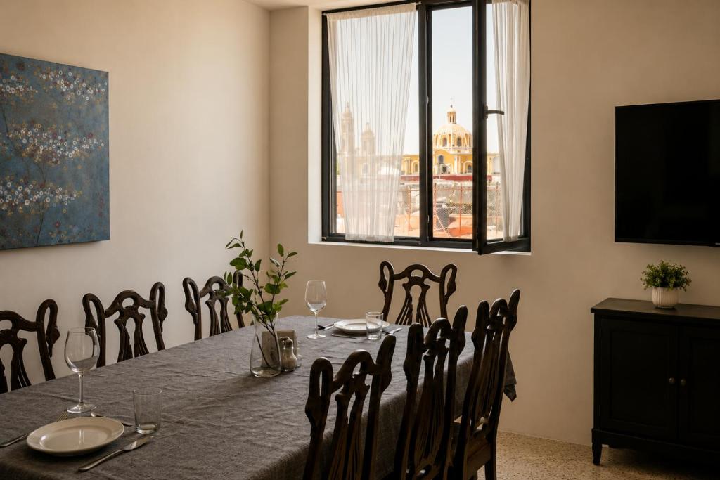 Departamento #202 en Centro Histórico con terraza panorámica compartida - 5