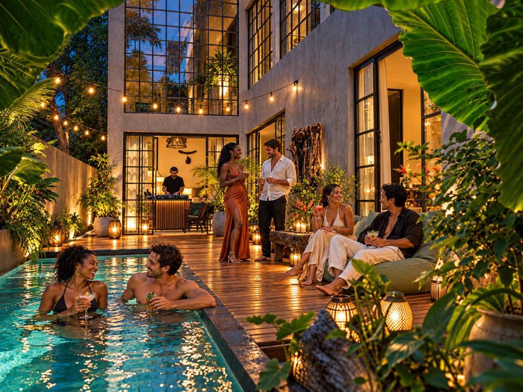 Majestic 5BR Villa - Rooftop Jacuzzi and Concierge in Tulum - 1