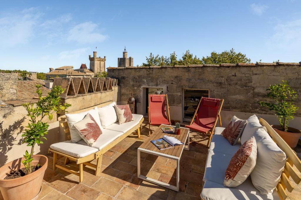 Uzès, Place aux Herbes, Penthouse - Le Belvédère - 360 city view Rooftop and Climatisation - une adresse d'exception - 1