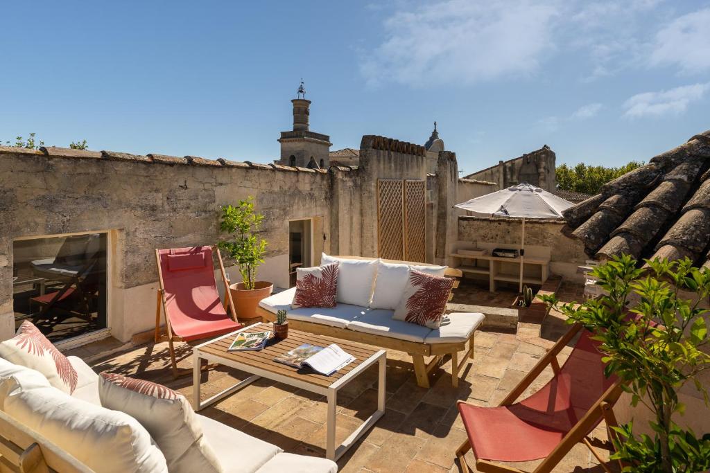 Uzès, Place aux Herbes, Penthouse - Le Belvédère - 360 city view Rooftop and Climatisation - une adresse d'exception - 2