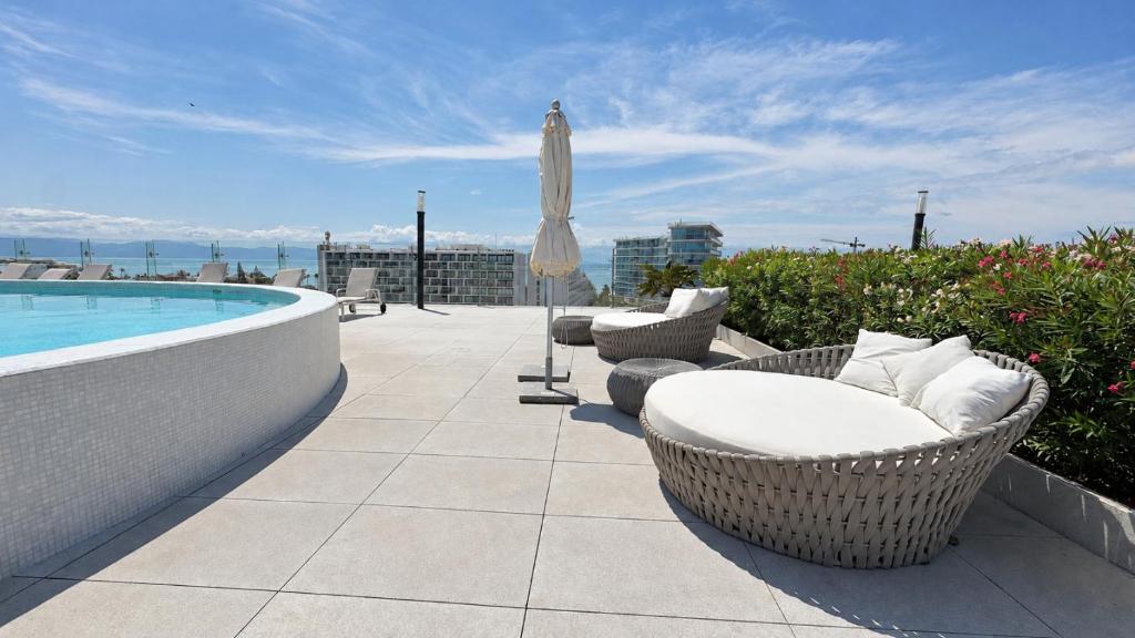 Penthouse Maritima Golf Flamingos Vista al Mar para 6 con Alberca Rooftop - 2
