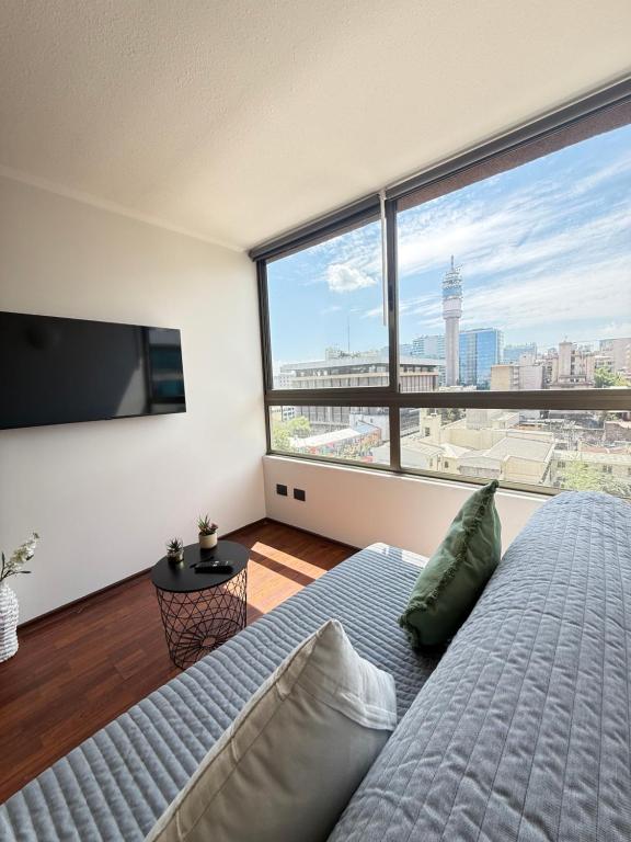 View of Entel Tower, for 3 people - Moneda subway station - 2