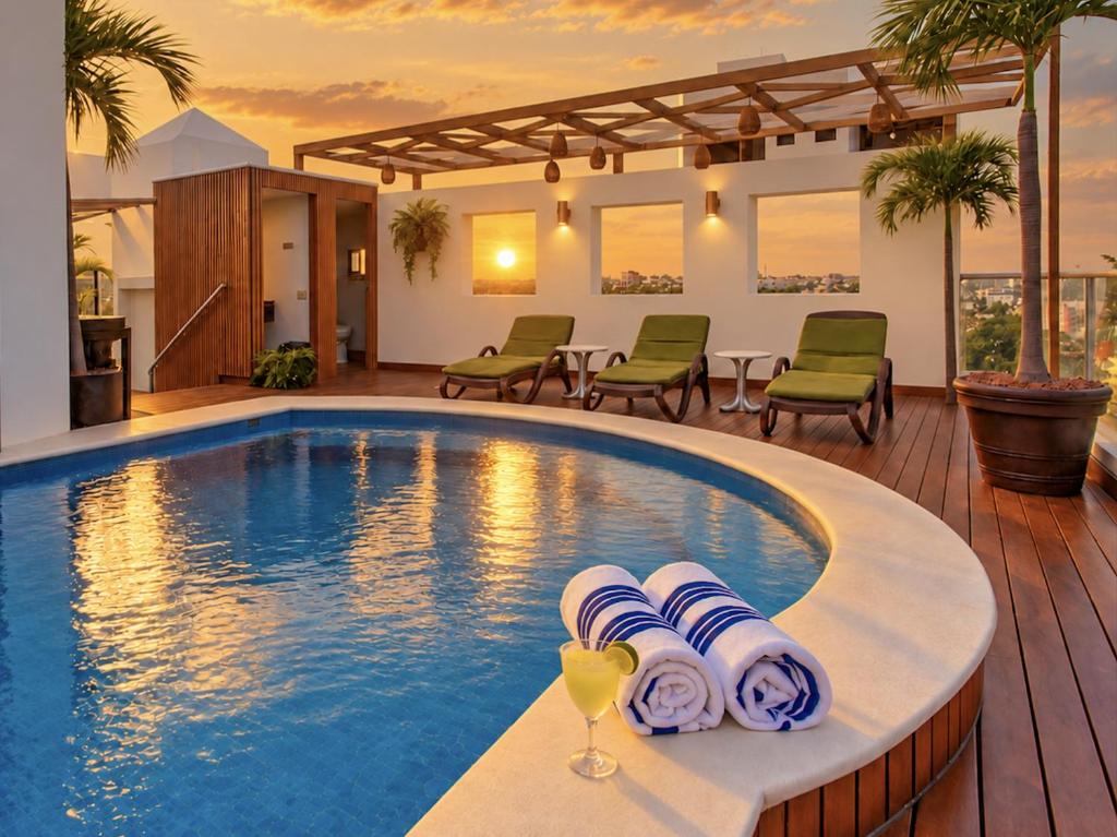 Tranquilo Suites with Rooftop Pool near Beach - 1