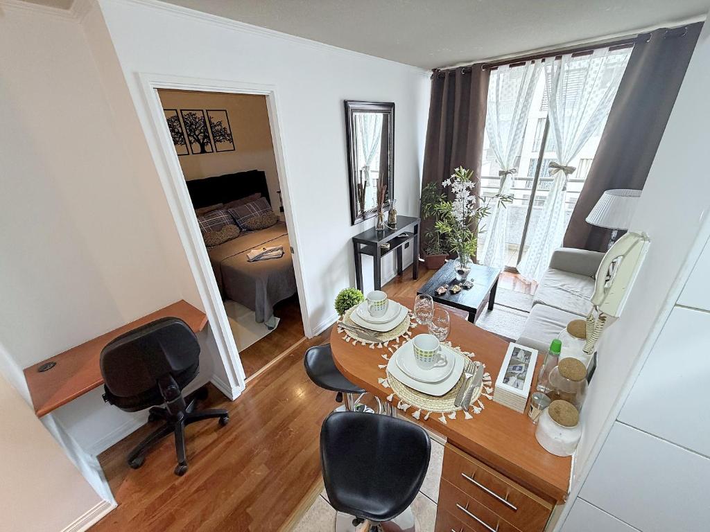 Apartamento con terraza cerca de las líneas de metro 2 y 3 y 5 ideal para turismo o trabajo - 5