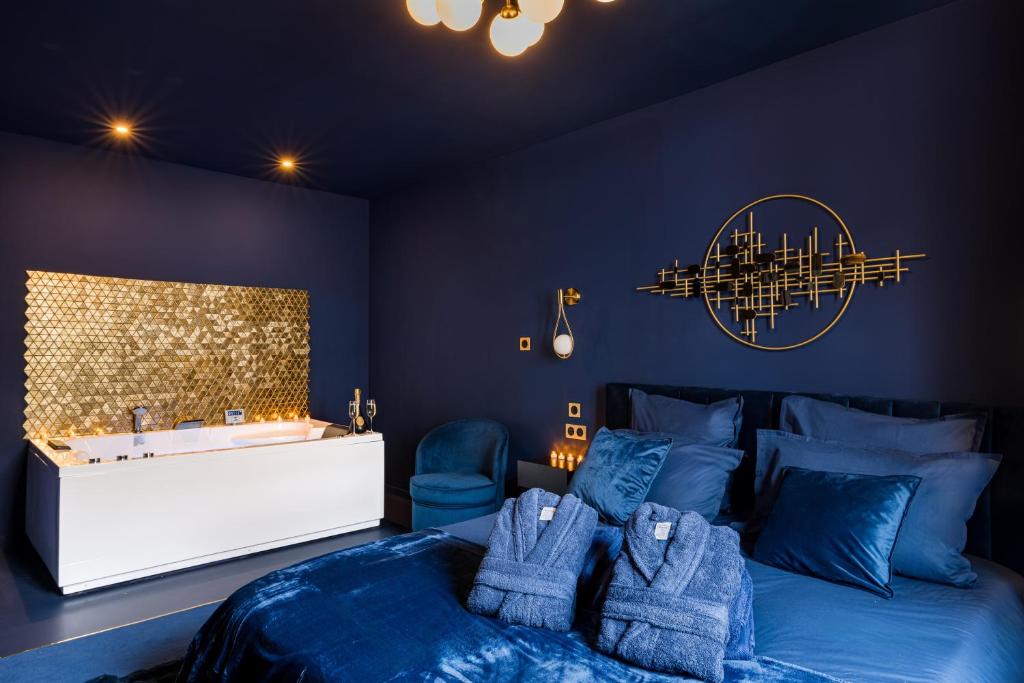 Suite Balneothérapie Hammam Bleue et Or - 2