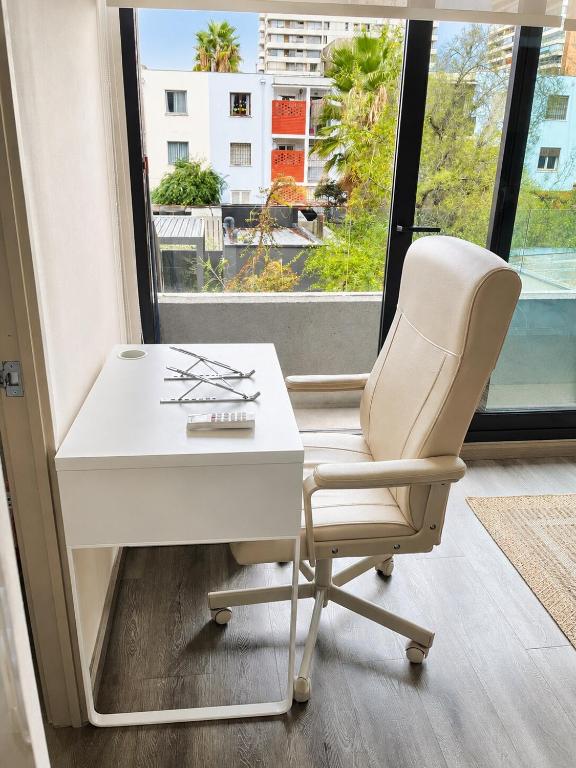 Apartment in Ñuñoa Metro, Pool, Gym, Cafes, and Stadium - 2