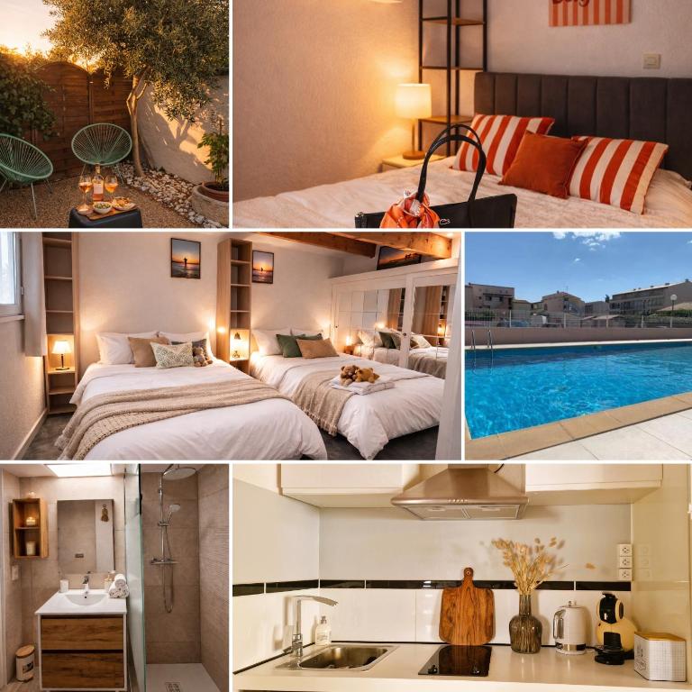 CASA OLIVA Plage à 300m Piscine Parking - 3