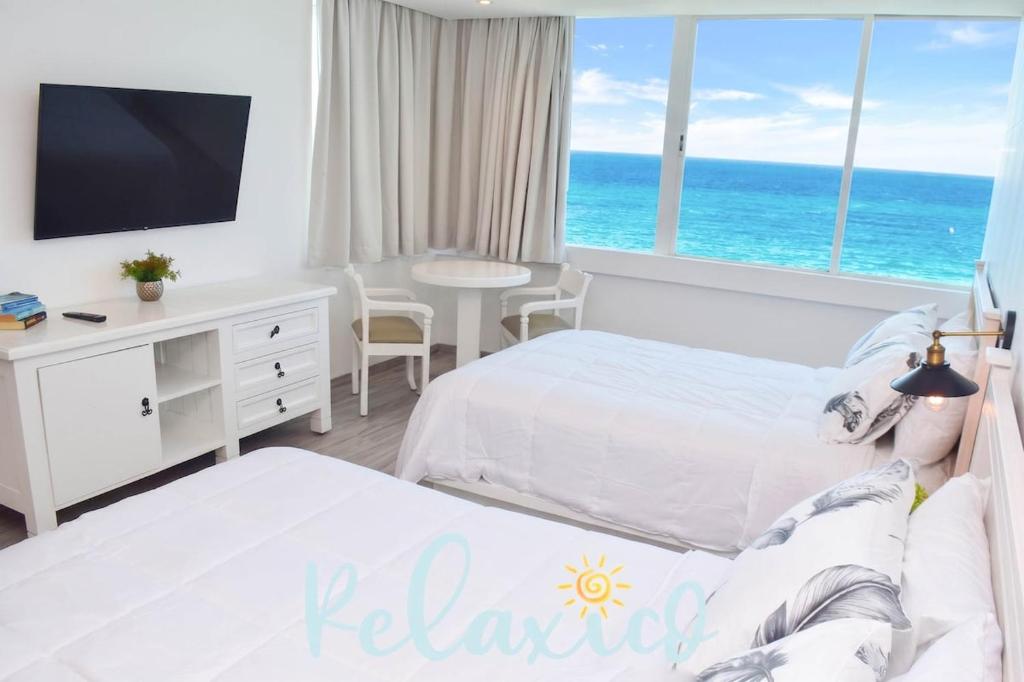 Beachfront studio 1, Amazing Caribbean view - 1