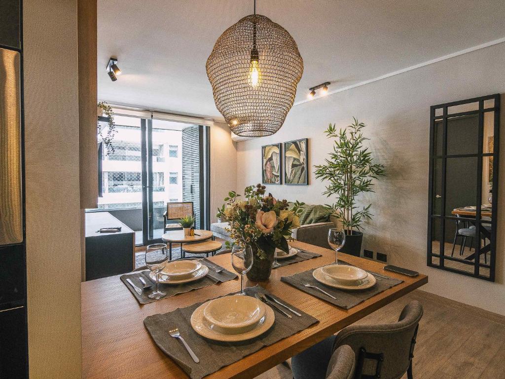 HOM 2bed with breakfast and terrace on floor 6 Las Condes - 5