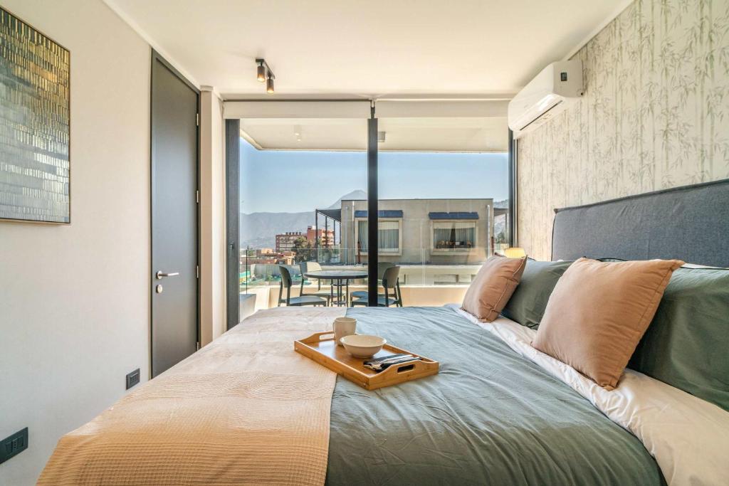 HOM 2bed with breakfas and terrace on floor 8 Las Condes - 1
