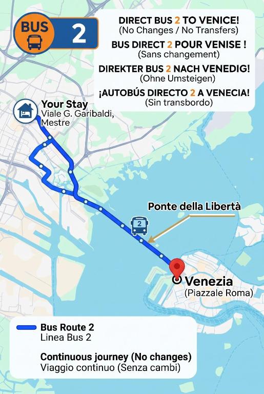 Venezia 15min Bus sotto WiFi A C - 2