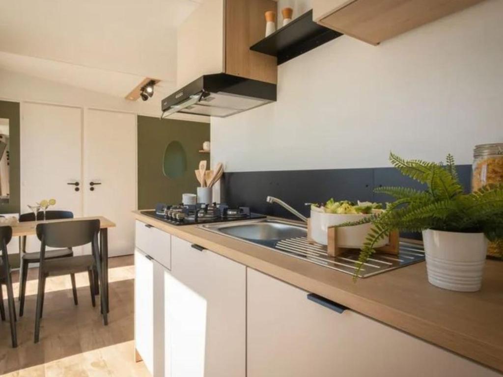 Mobil home accueillant, climatisé - 5 pers. - FR-1-929-13 - 2