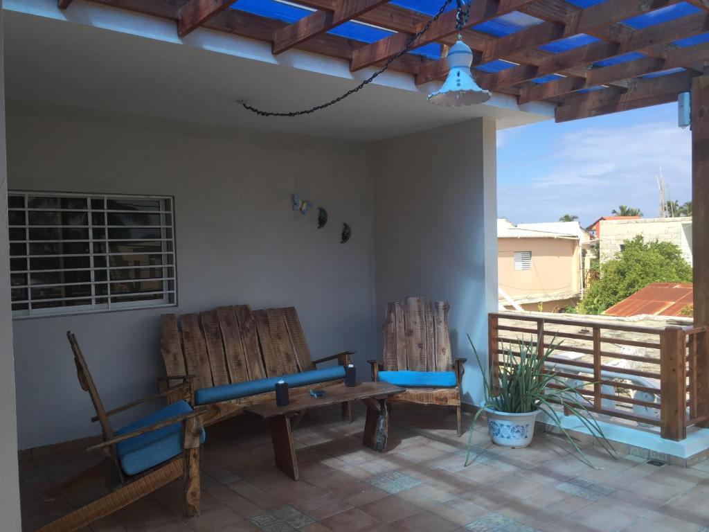 Balcony/terrace, Blue Acuarela in Cabrera
