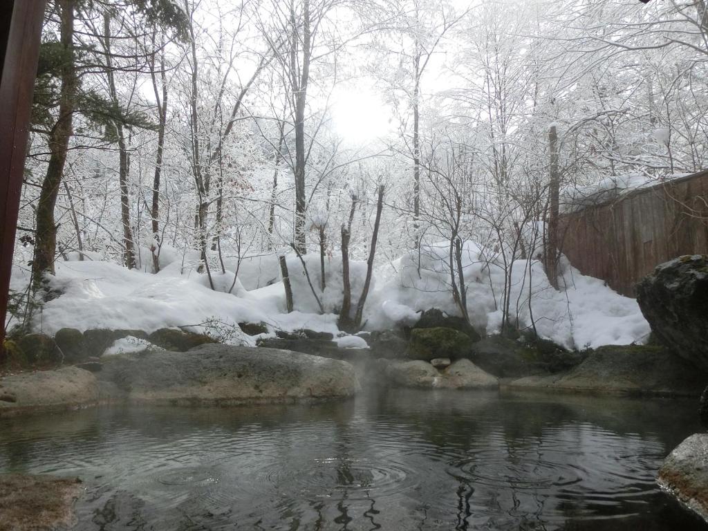 Open air bath