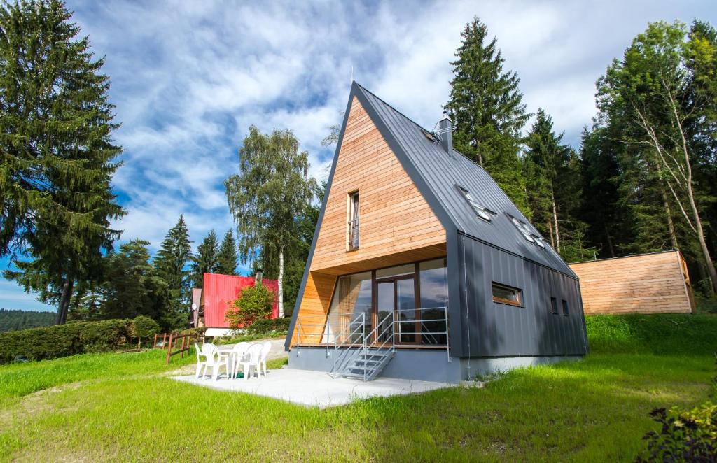 Balcony/terrace, Chata u jezera - Lenicka in Frymburk
