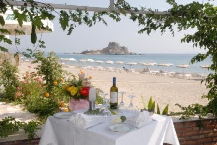 Sacallis Inn Beach Hotel — Restaurant & bars in Kefalos, South Aegean