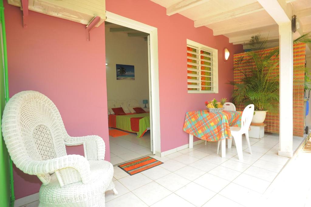 Balcony/terrace, Au Domaine Des Bougainvilliers in Sainte Rose