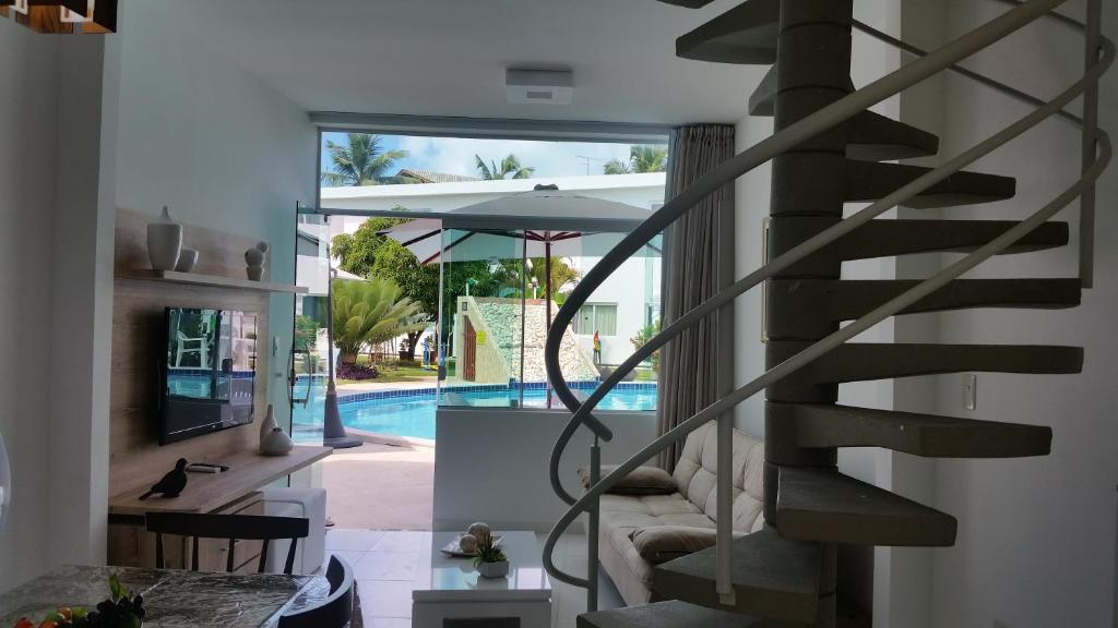 Shared lounge/TV area, Mandakaru Residence Flats in Porto De Galinhas