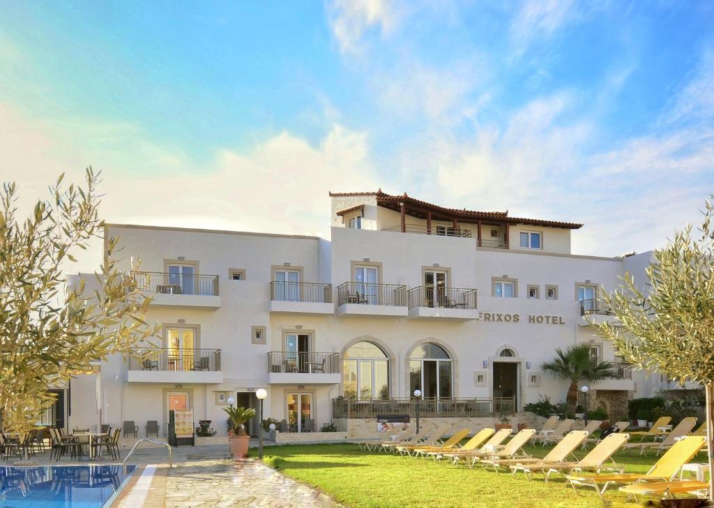 Entrance, Frixos Hotel in Crete Island