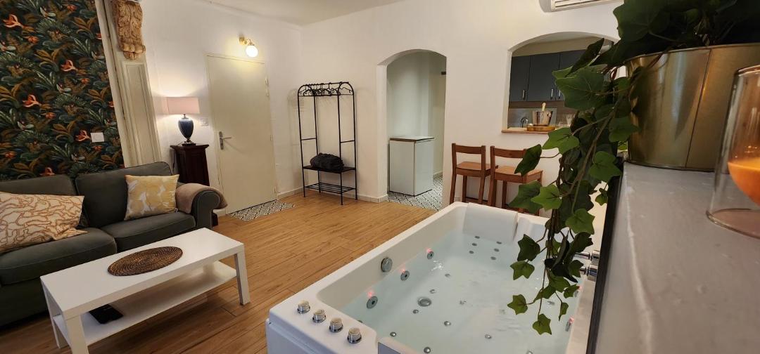 Serenite au Palais Suite romantique Jacuzzi 전경
