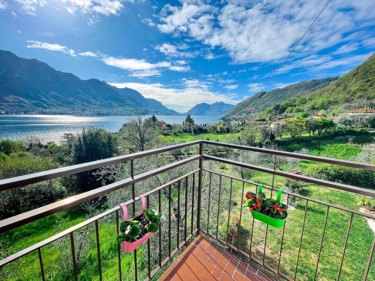 Appartamento Tivano, balcone con vista lago - 6