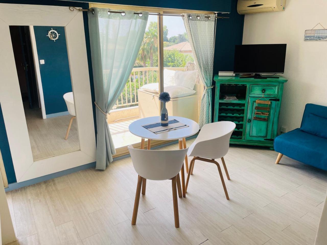Studio de standing climatisé, avec piscine, proche de la mer - 5